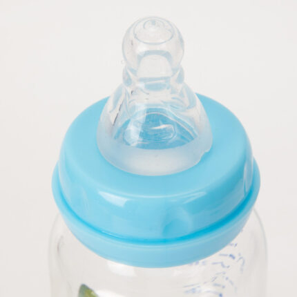 شیشه شیر پیرکس بیبی لند کاوردار فندقی 240  میلی کد 519