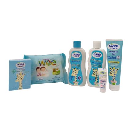 ست شش تیکه بهداشتی نوزادی وی کر آبی کد 1717