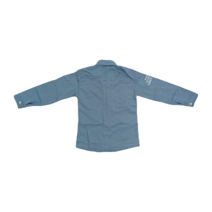 بلوز آستین بلند چاپی کتان پسرانه