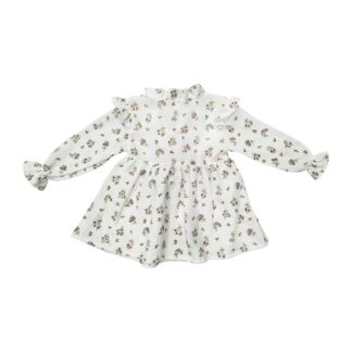 سارافون جلو پاپیون نخی دخترانه کد 300